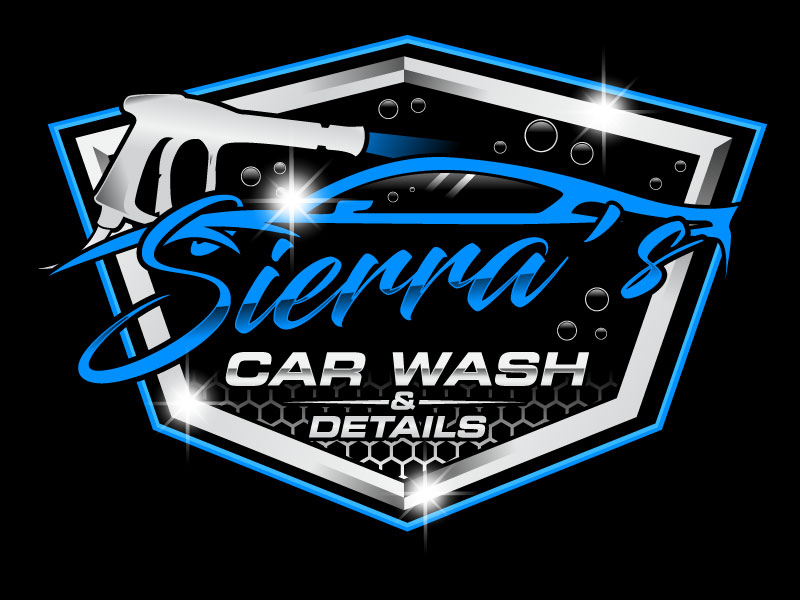 Sierra’s Car Wash & Details logo design by Suvendu