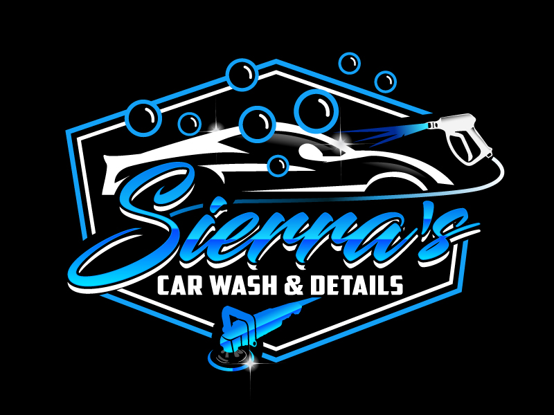 Sierra’s Car Wash & Details logo design by Foxcody