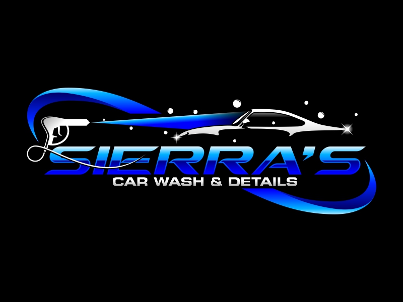 Sierra’s Car Wash & Details logo design by ekitessar