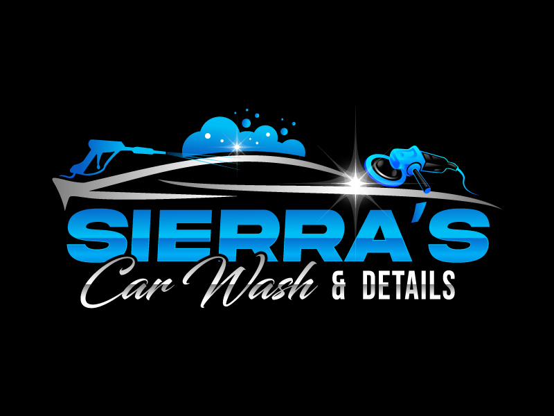 Sierra’s Car Wash & Details logo design by MUSANG