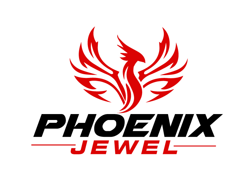 Phoenix Jewel logo design by ElonStark