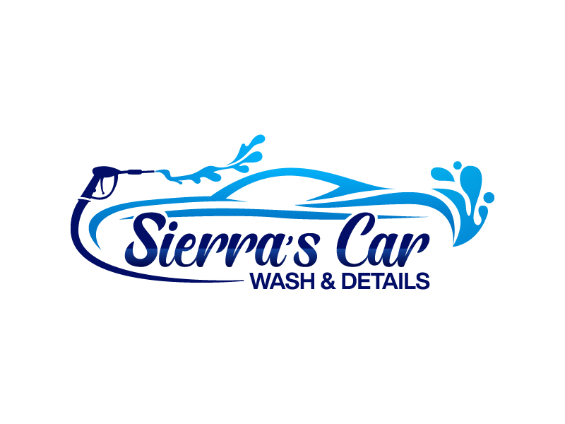Sierra’s Car Wash & Details logo design by Izaz Mahammad