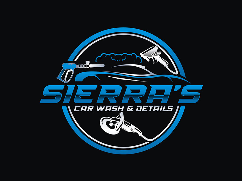 Sierra’s Car Wash & Details logo design by Rizqy