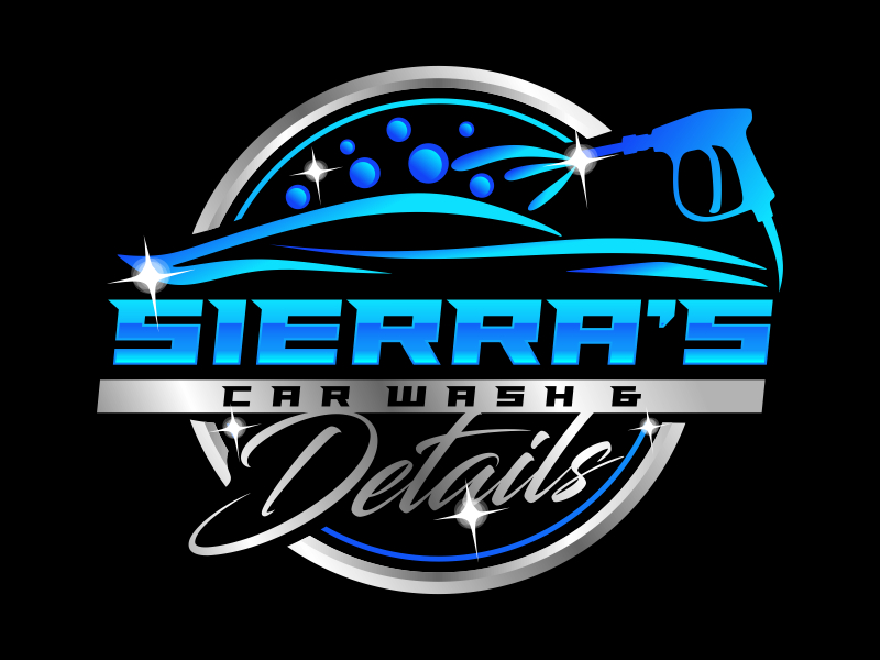 Sierra’s Car Wash & Details logo design by semar