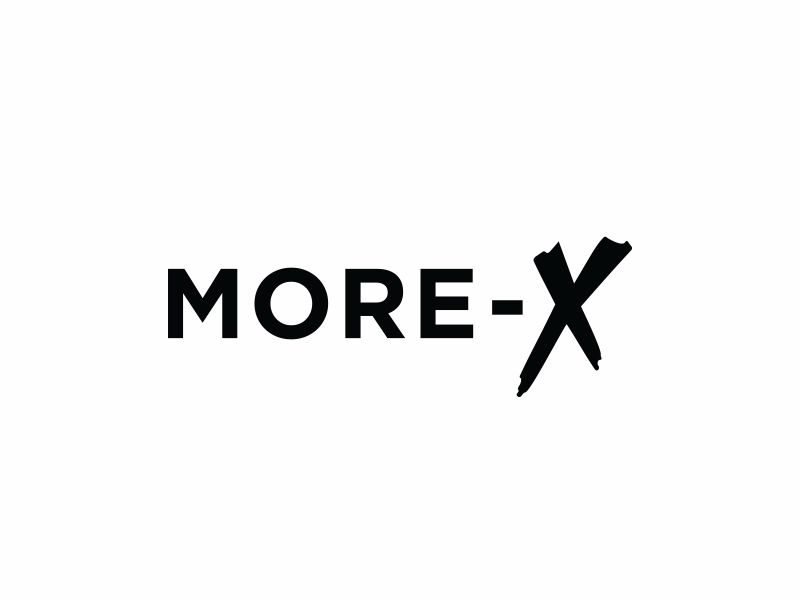 More-X logo design by zegeningen