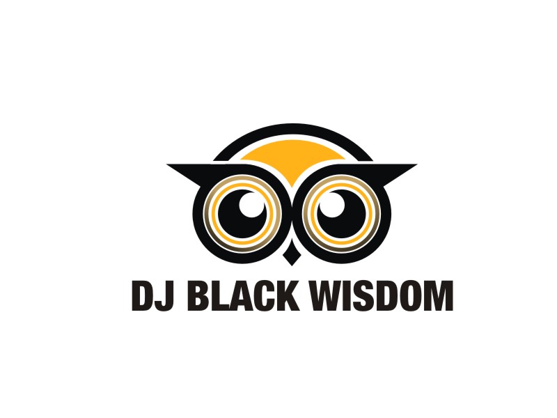 DJ Black Wisdom logo design by cintya