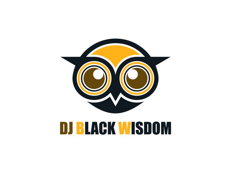 DJ Black Wisdom logo design by done