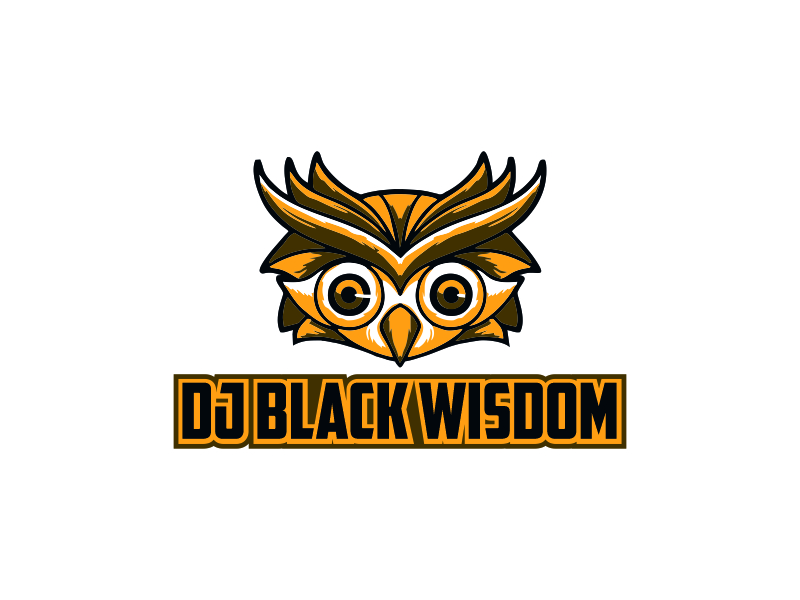 DJ Black Wisdom logo design by Latif