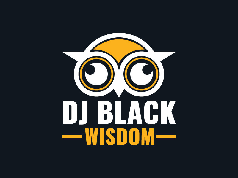 DJ Black Wisdom logo design by aryamaity