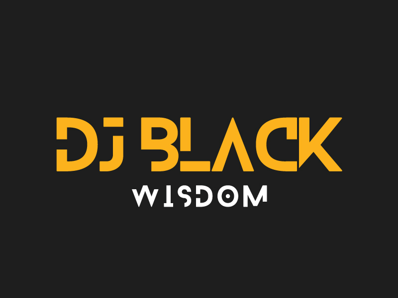 DJ Black Wisdom logo design by Sami Ur Rab