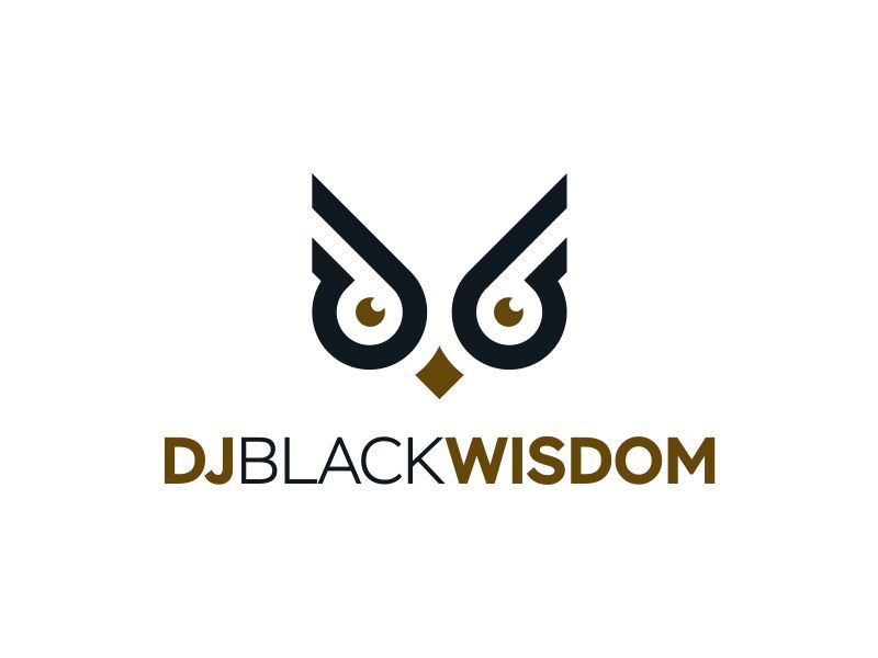 DJ Black Wisdom logo design by ARTdesign
