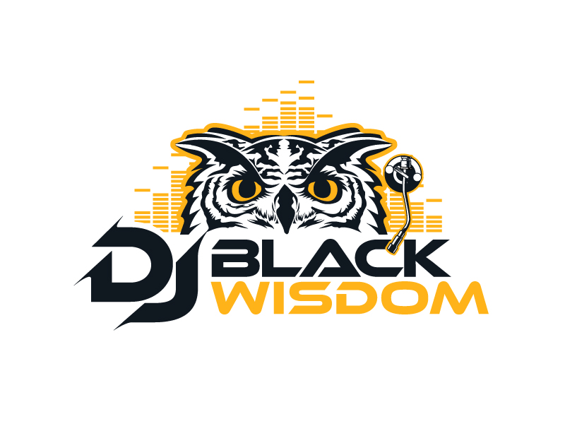 DJ Black Wisdom logo design by aRBy