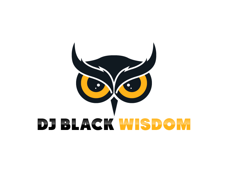 DJ Black Wisdom logo design by uttam
