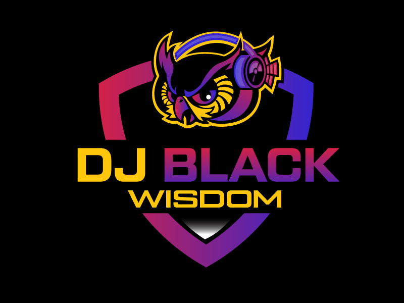DJ Black Wisdom logo design by czars