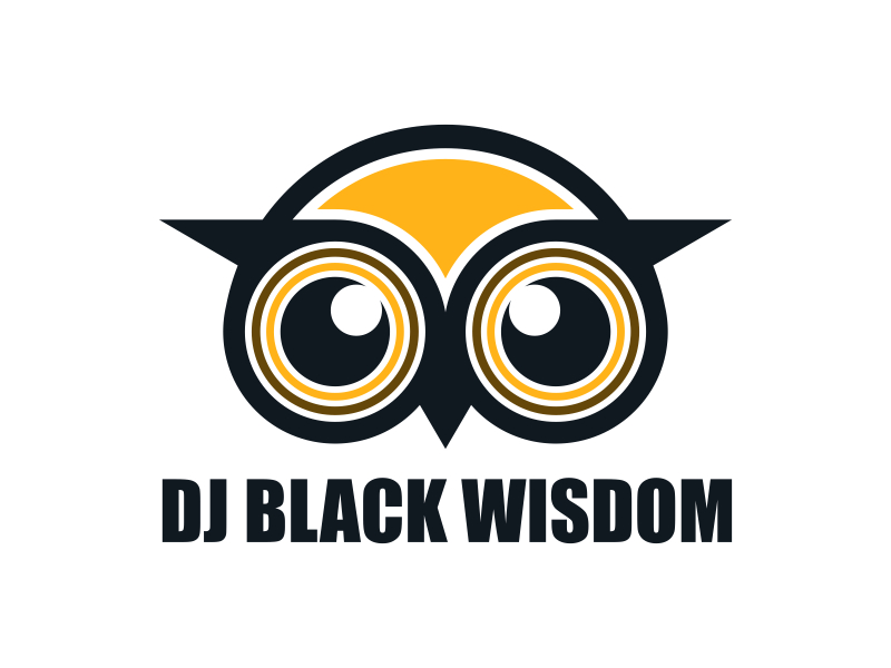 DJ Black Wisdom logo design by Mbezz