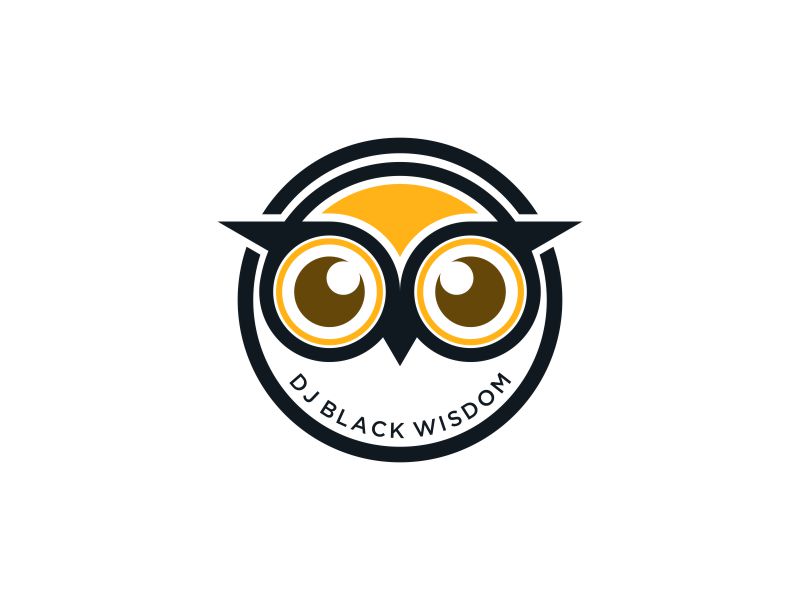DJ Black Wisdom logo design by blessings