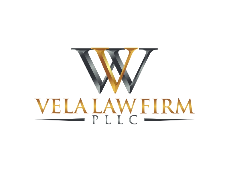 VELA LAW FIRM, PLLC logo design by Kruger