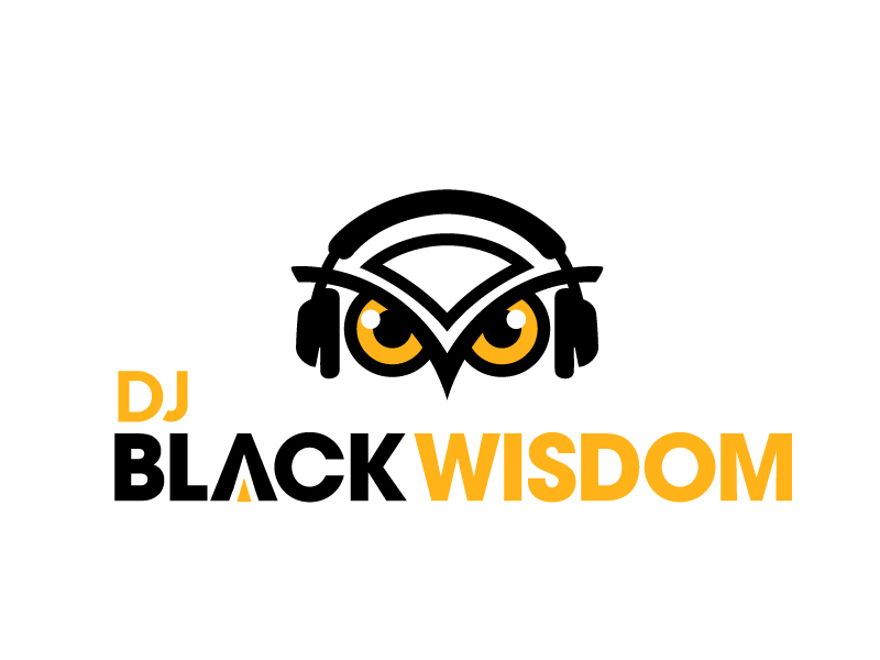 DJ Black Wisdom logo design by jaize