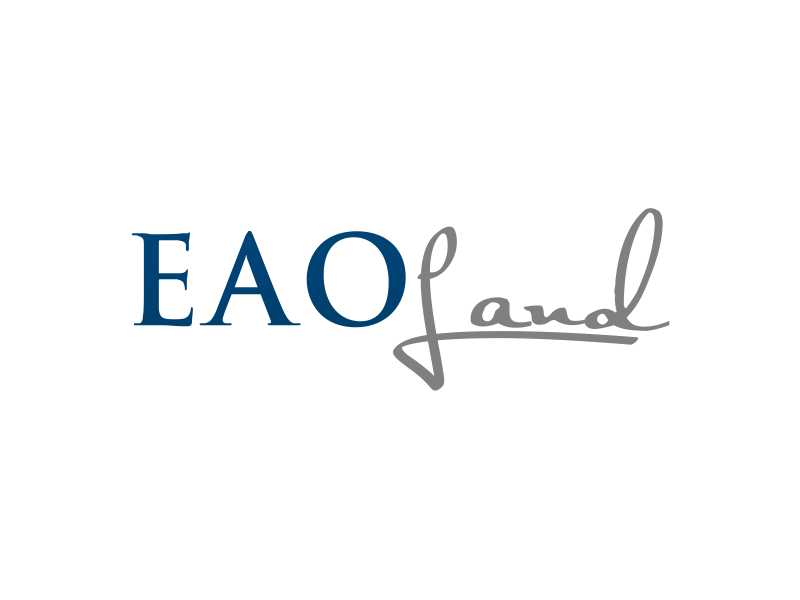 EAO LAND logo design by muda_belia