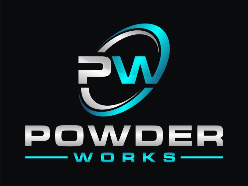 Powder Works logo design by Artomoro