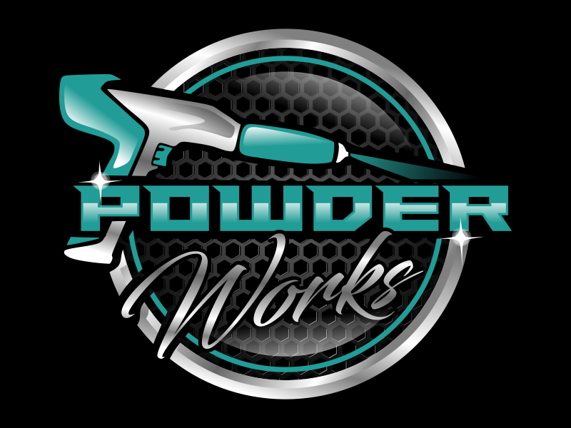 Powder Works logo design by semar
