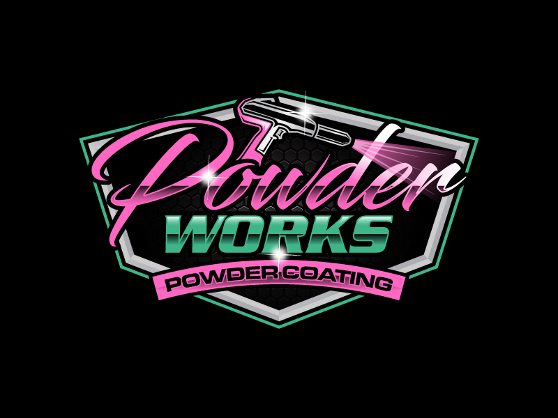 Powder Works logo design by daywalker