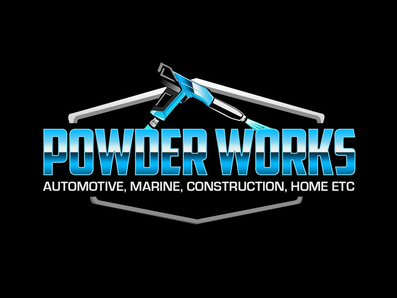 Powder Works logo design by kunejo