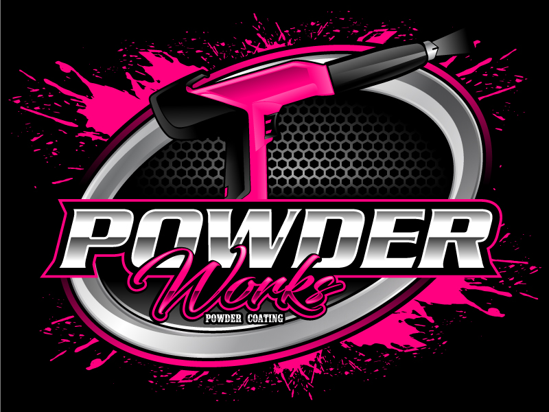 Powder Works logo design by LogoQueen