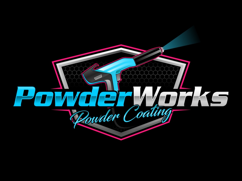 Powder Works logo design by rizuki