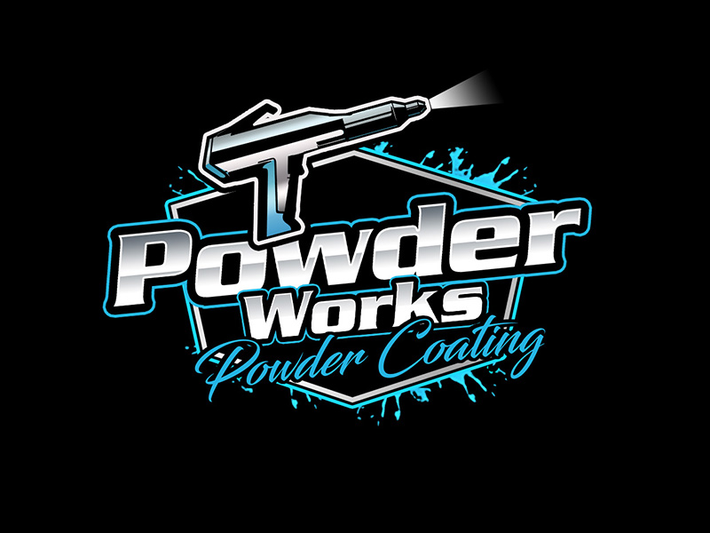 Powder Works logo design by PrimalGraphics