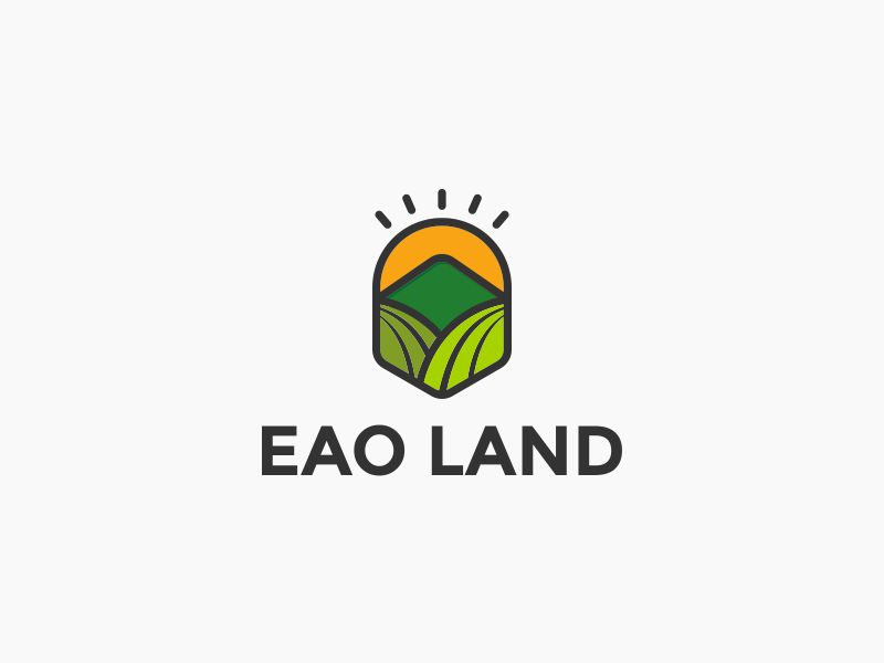 EAO LAND logo design by Akisaputra