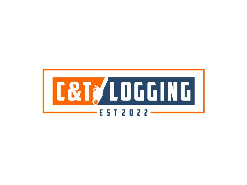 C&T Logging Est 2022 logo design by Artomoro