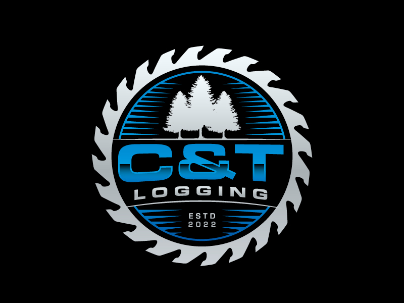 C&T Logging Est 2022 logo design by akilis13