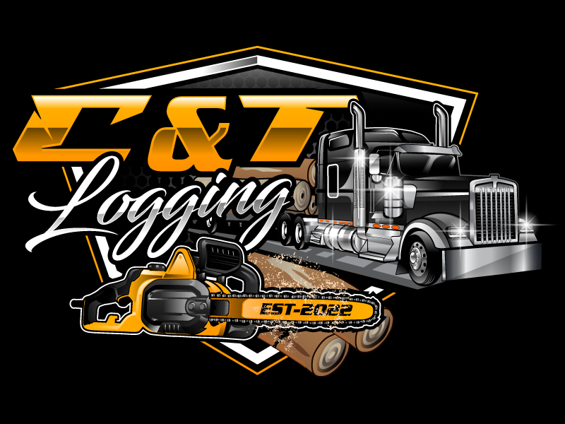 C&T Logging Est 2022 logo design by Suvendu