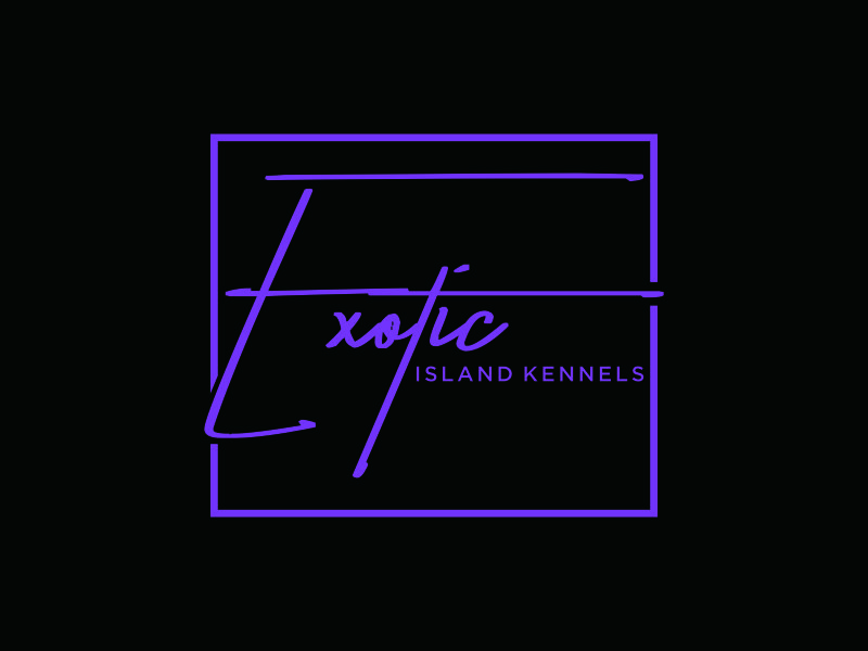 Exotic island kennels logo design by ozenkgraphic