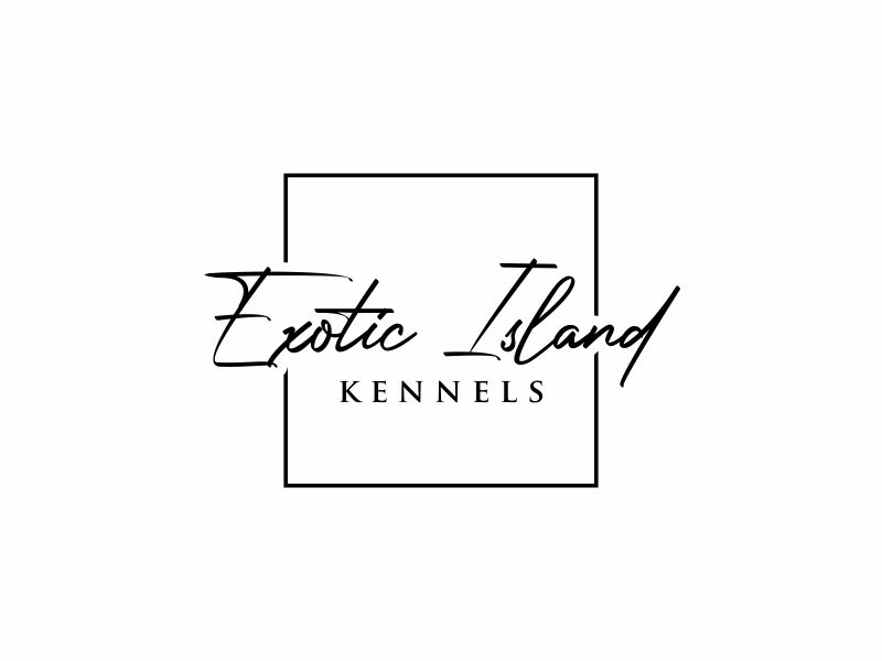Exotic island kennels logo design by hopee