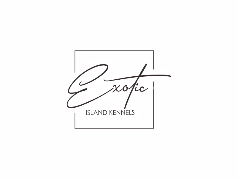 Exotic island kennels logo design by Greenlight
