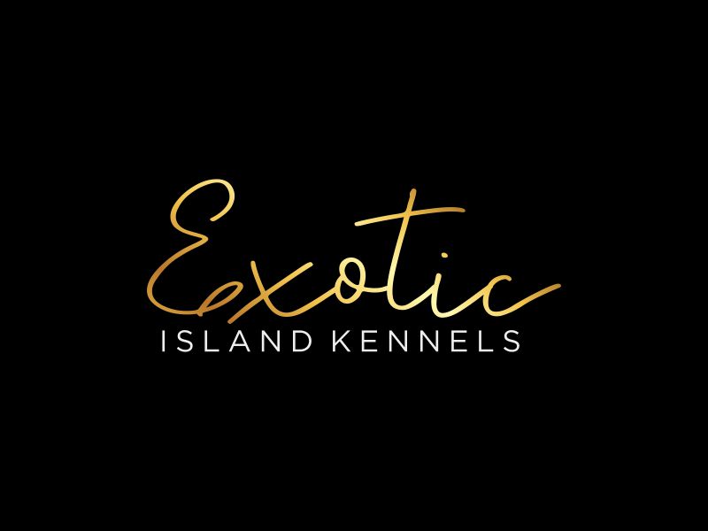 Exotic island kennels logo design by josephira