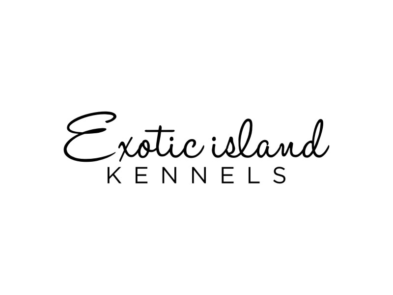 Exotic island kennels logo design by sitizen