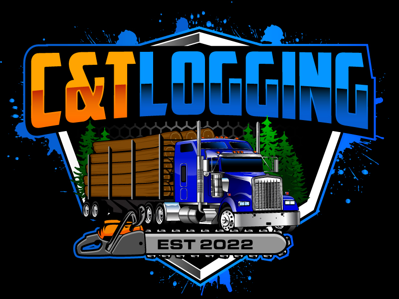 C&T Logging Est 2022 logo design by daywalker