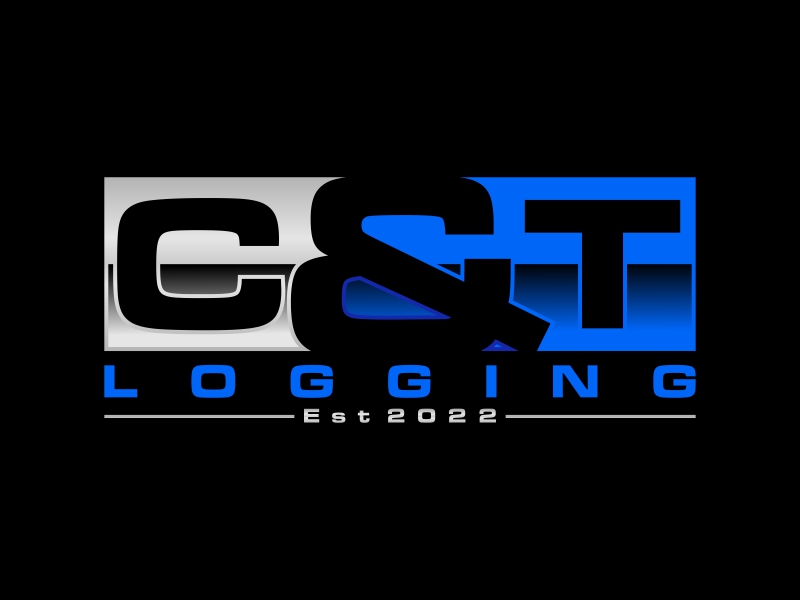 C&T Logging Est 2022 logo design by luckyprasetyo