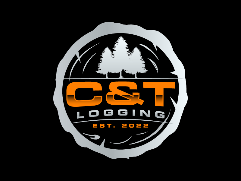 C&T Logging Est 2022 logo design by akilis13