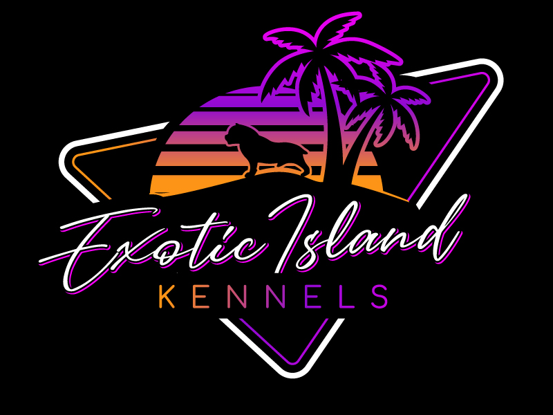 Exotic island kennels logo design by jaize