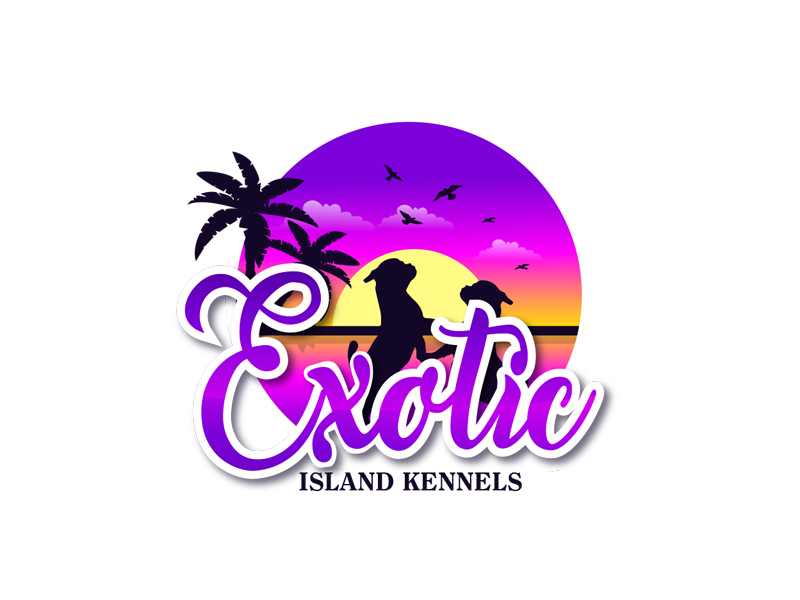 Exotic island kennels logo design by yoecha
