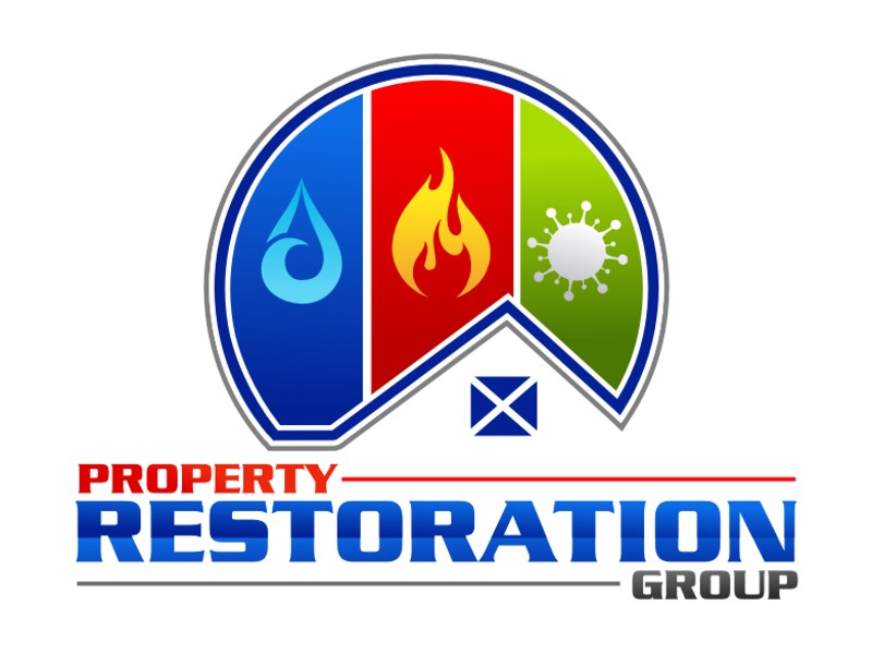 Property Restoration Group logo design by coco