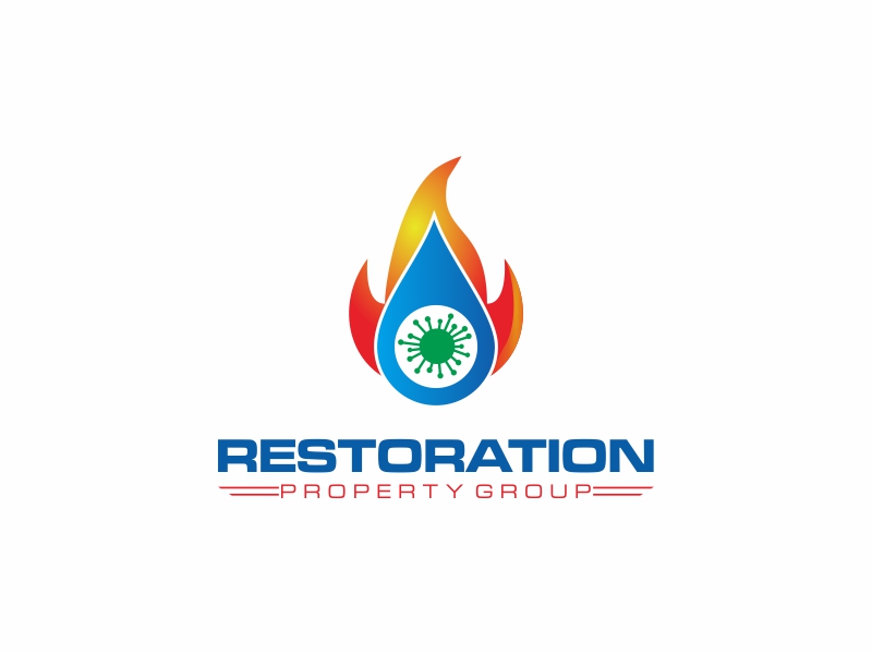 Property Restoration Group logo design by stark