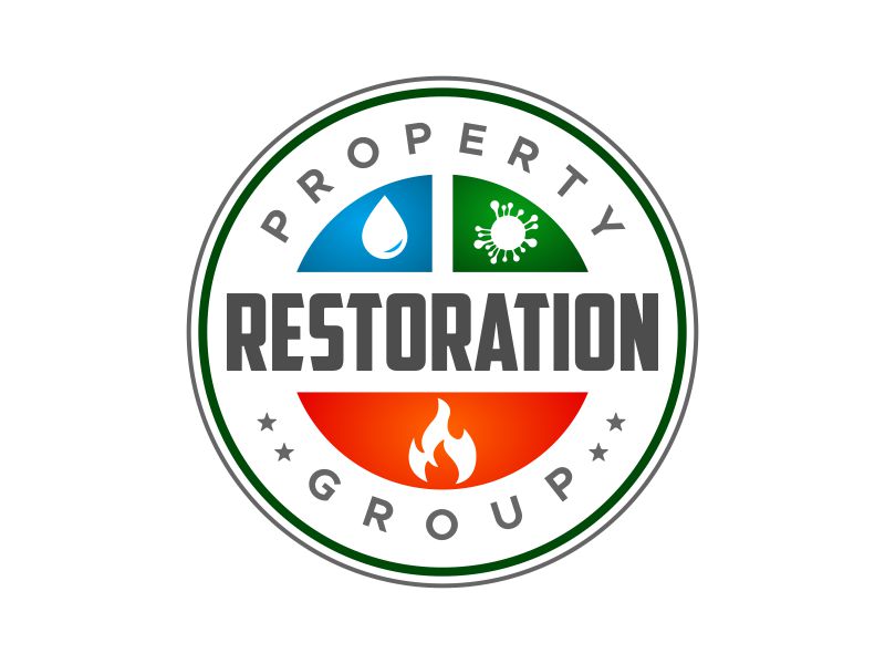 Property Restoration Group logo design by kopipanas