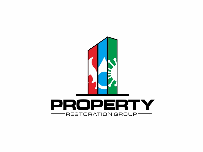 Property Restoration Group logo design by stark