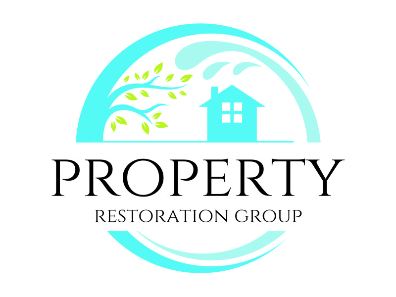 Property Restoration Group logo design by jetzu