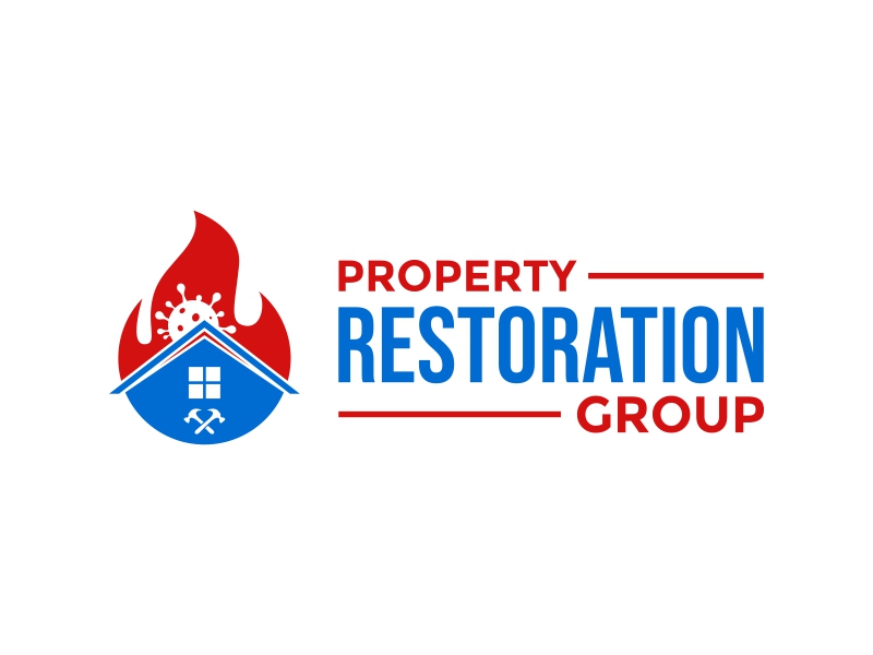 Property Restoration Group logo design by rizuki